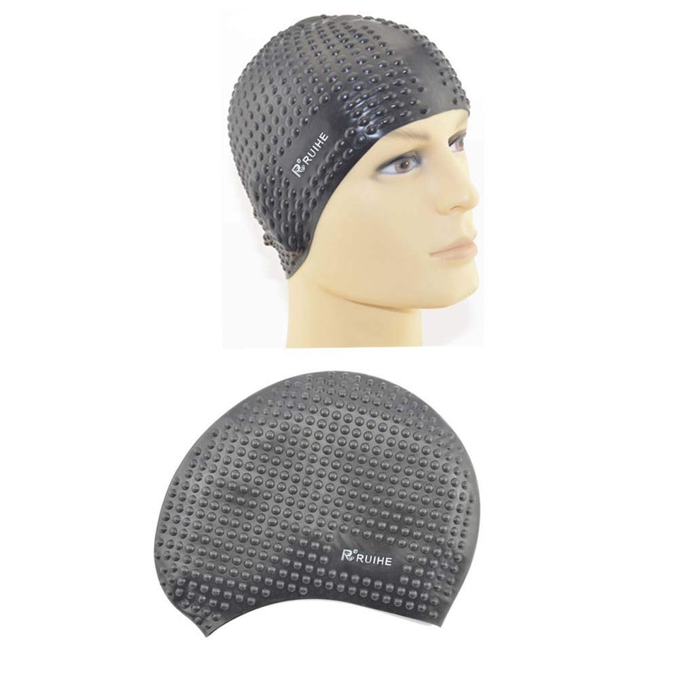 AVEDISTANTE Equipos para Natación 6PCS, Incluye Anteojos de Natación con Tapones,Casco,Gorro de natación,Tapones para oidos y Nariz,Bolsa Impermeable para Celurares y Mochila