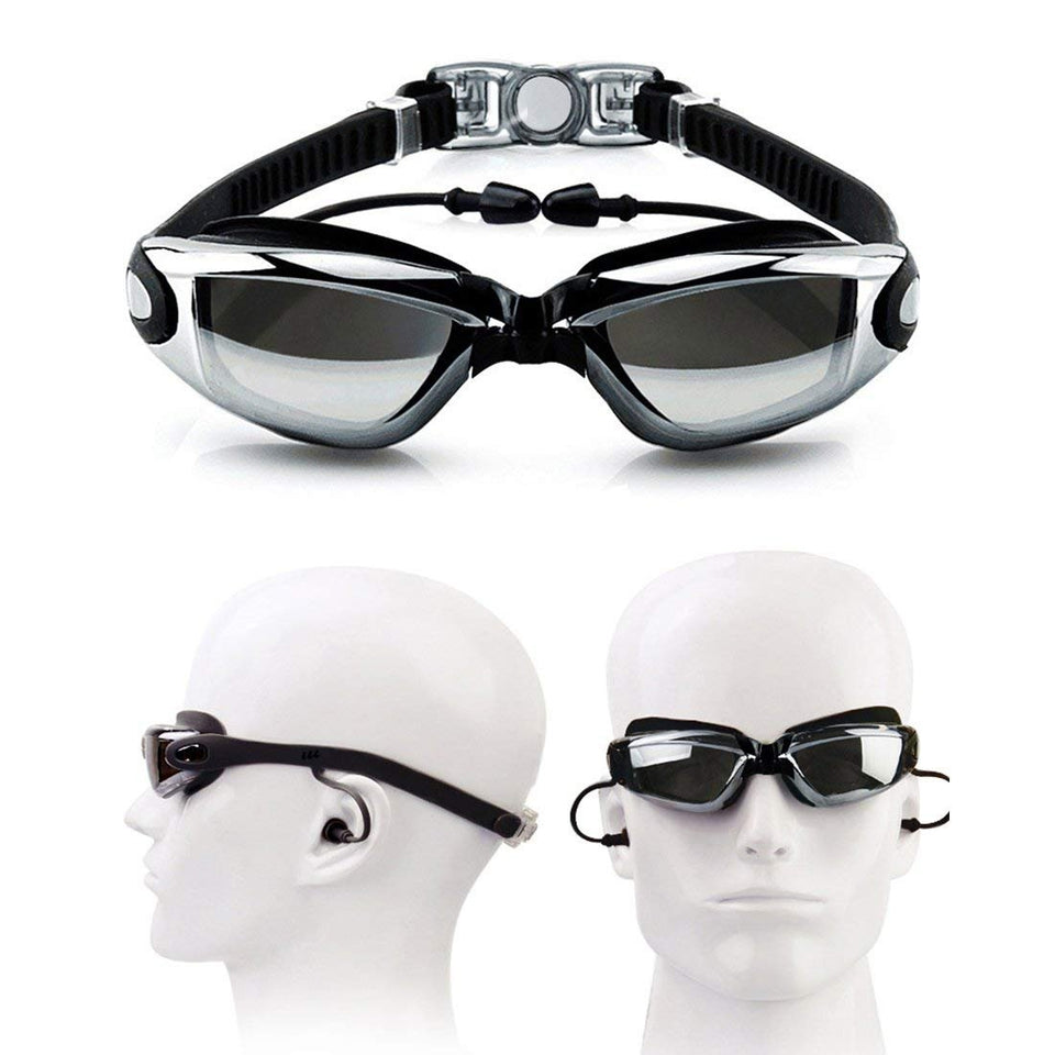 Sebami Gafas de natación, Gafas para Nadar Protección UV antivaho gogles para Natacion Gafas de natación Ajustables para Adultos y niños