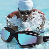 AVEDISTANTE Equipos para Natación 6PCS, Incluye Anteojos de Natación con Tapones,Casco,Gorro de natación,Tapones para oidos y Nariz,Bolsa Impermeable para Celurares y Mochila