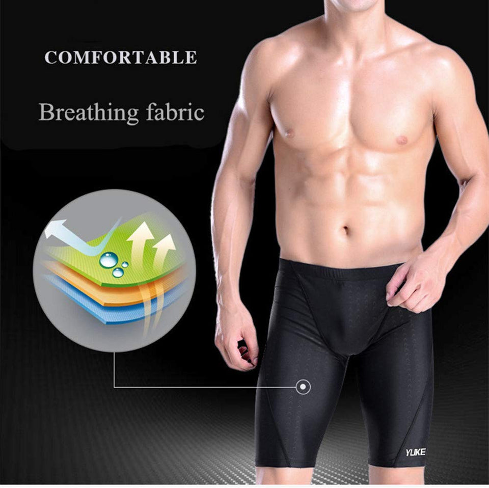 7 piezas sets de natación Traje de baño para Hombre,Gafas de natación, protección contra rayos UV antiniebla Conjunto de gafas de natación, gorra de natación resistente y sólida para hombres adultos, estuche protector Clip de nariz y orejas