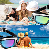 Sebami Gafas de natación, Gafas para Nadar Protección UV antivaho gogles para Natacion Gafas de natación Ajustables para Adultos y niños