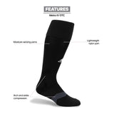 adidas Metro IV Soccer Socks, White/Black/Clear Grey, Large